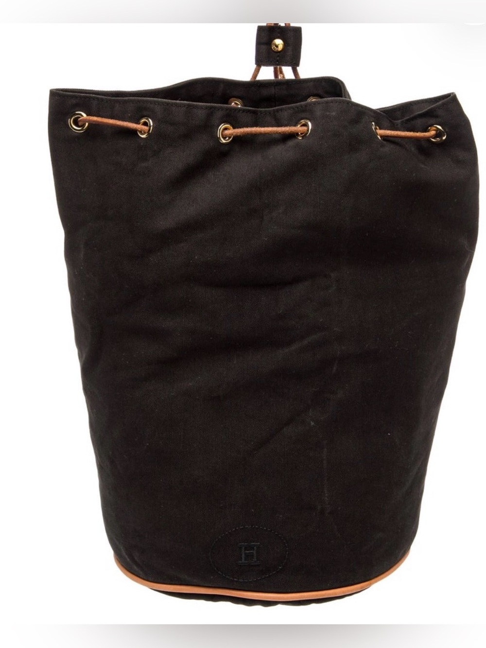 Hermes Toile Sac Polochon Mimile